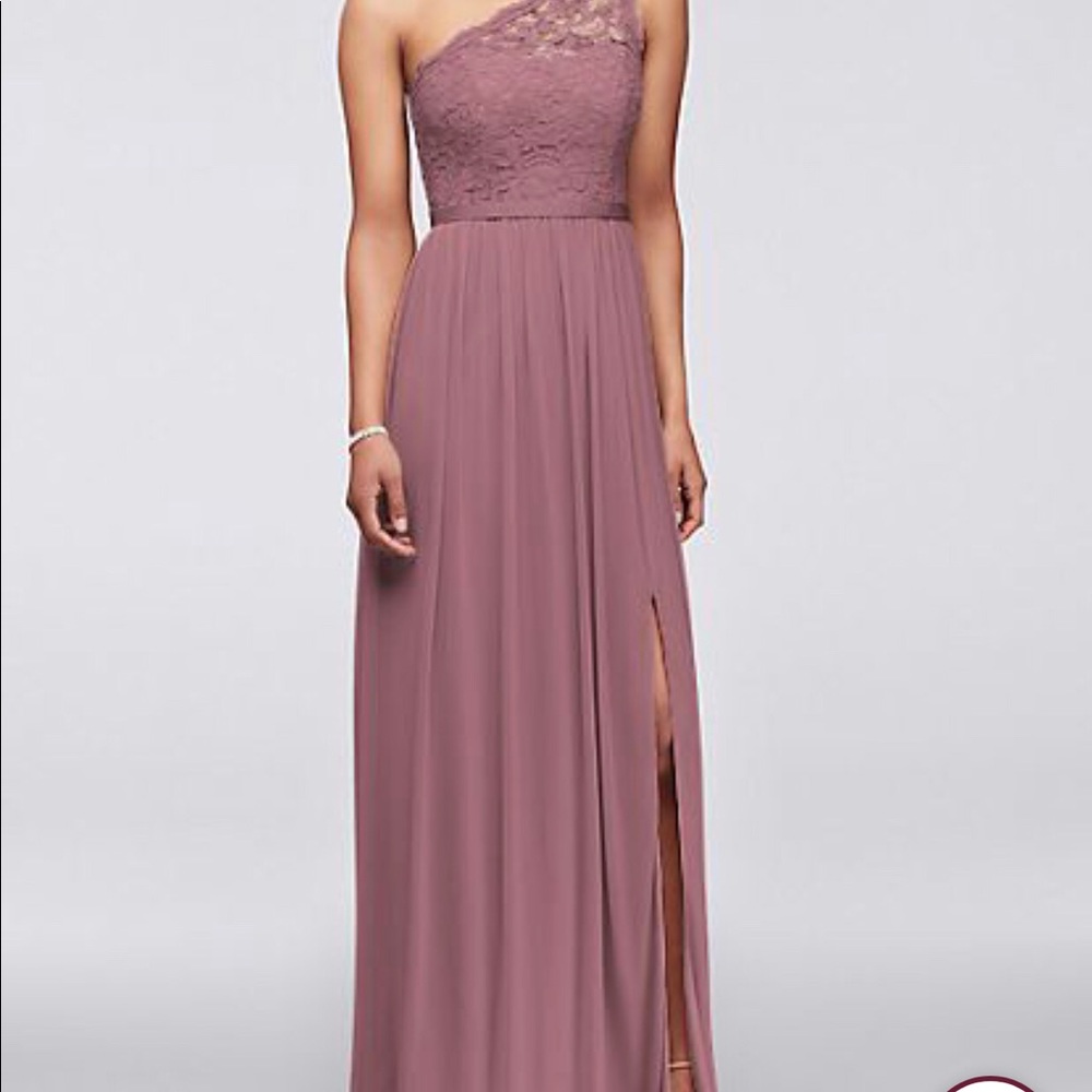 David’s Bridal Quartz Bridesmaid Dress